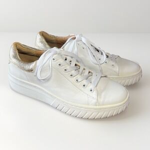 SOFFT Parkyn Women's Shoes White Leather Lace Up Casual Sneakers Size 9